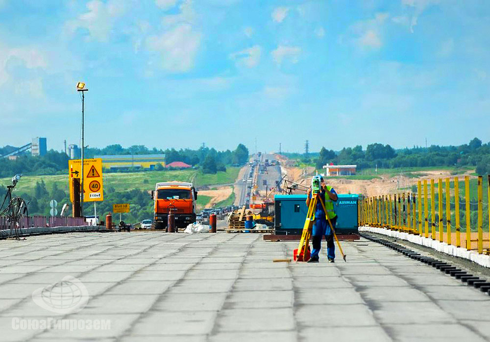 Инженерно-геодезические изыскания при реконструкции трассы М-3 «Украина»