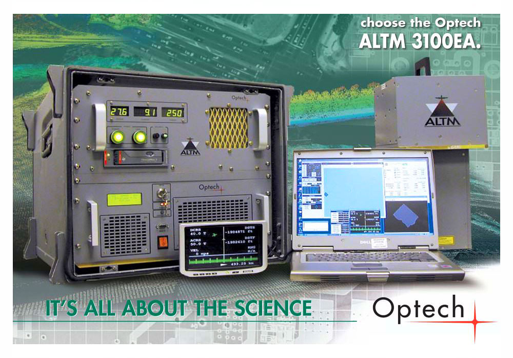 Аэрофотосъёмочный комплекс с системой лазерного сканирования Optech ALTM 3100